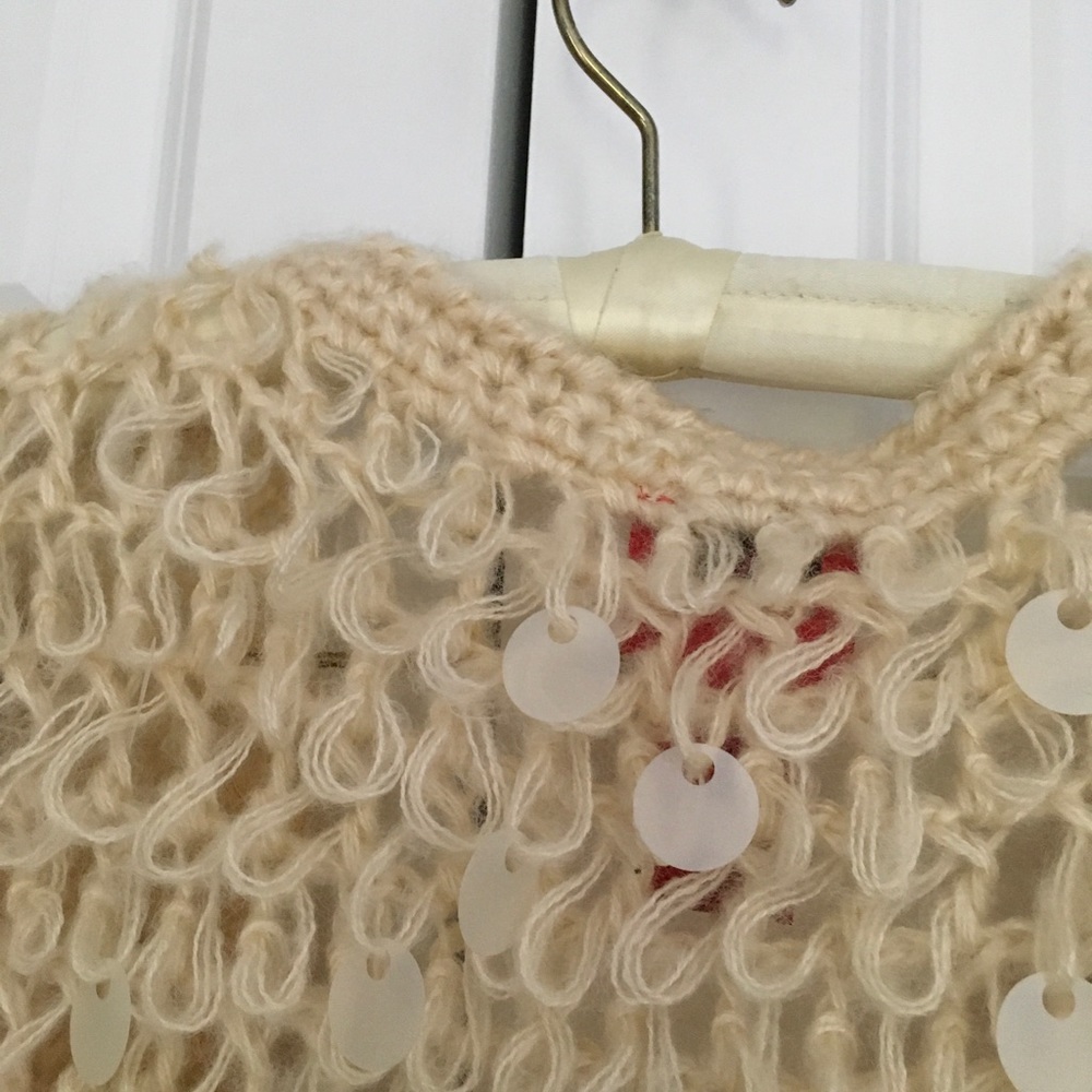 V Cristina | Shimmering Oversized Cardigan - Picture 6 of 6